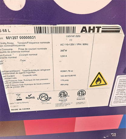 HYPERMARKET AHT ISLAND GLASS DISPLAY SLIDINGDOOR FREEZER 120DAYWARRANTY FREESHIP