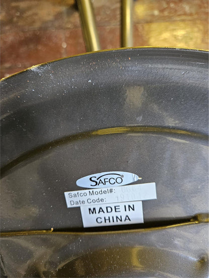 SIX SAFCO 6664 DIESEL SWIVEL HIGH BASE ADJUSTABLE INDUSTRIAL STOOL RECYC/LEATHER