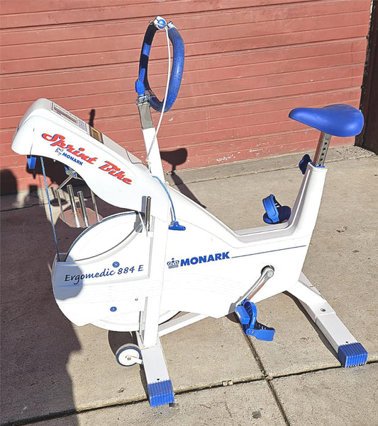 MONARK ERGOMEDIC 828E CARDIO ERGOMETER ANAEROBIC PEAK RECUMBENT BIKE FREE SHIP