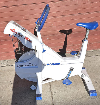 MONARK ERGOMEDIC 828E CARDIO ERGOMETER ANAEROBIC PEAK RECUMBENT BIKE FREE SHIP