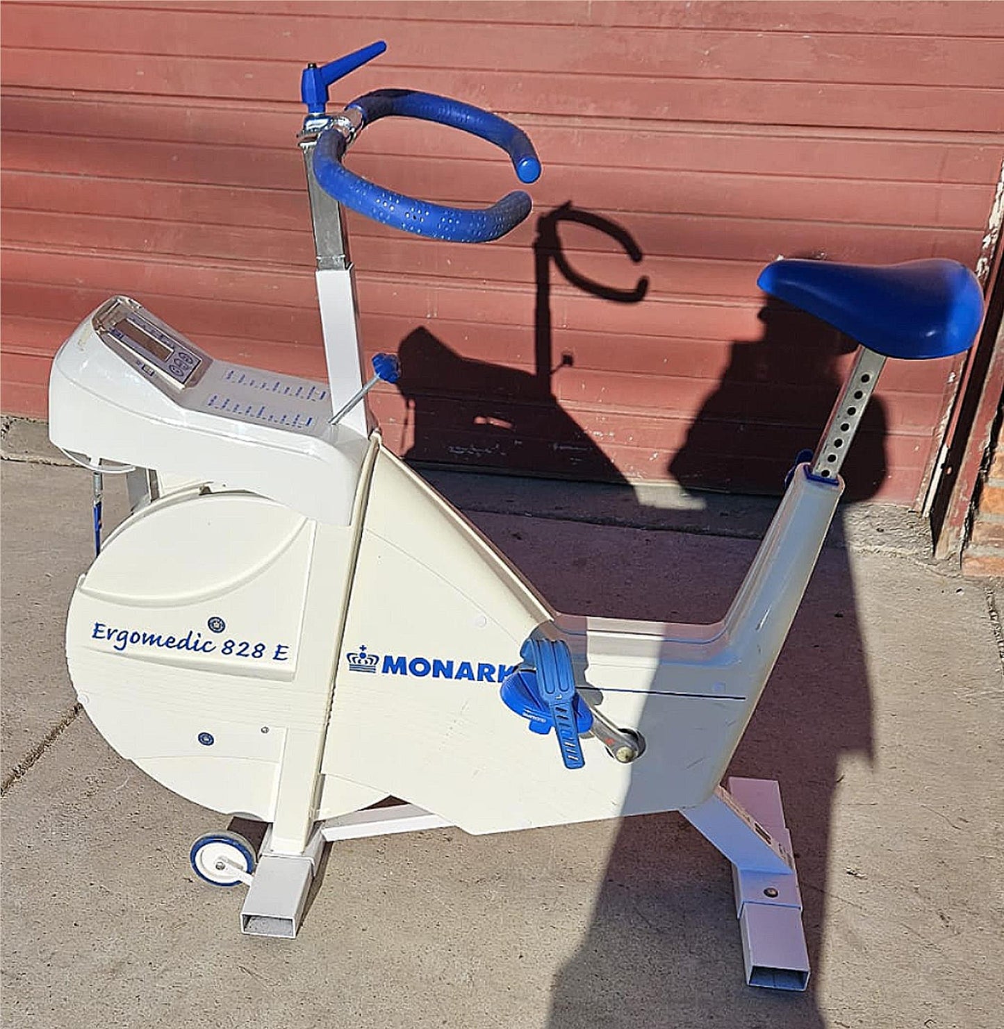 MONARK ERGOMEDIC 828E CARDIO ERGOMETER ANAEROBIC PEAK RECUMBENT BIKE FREE SHIP