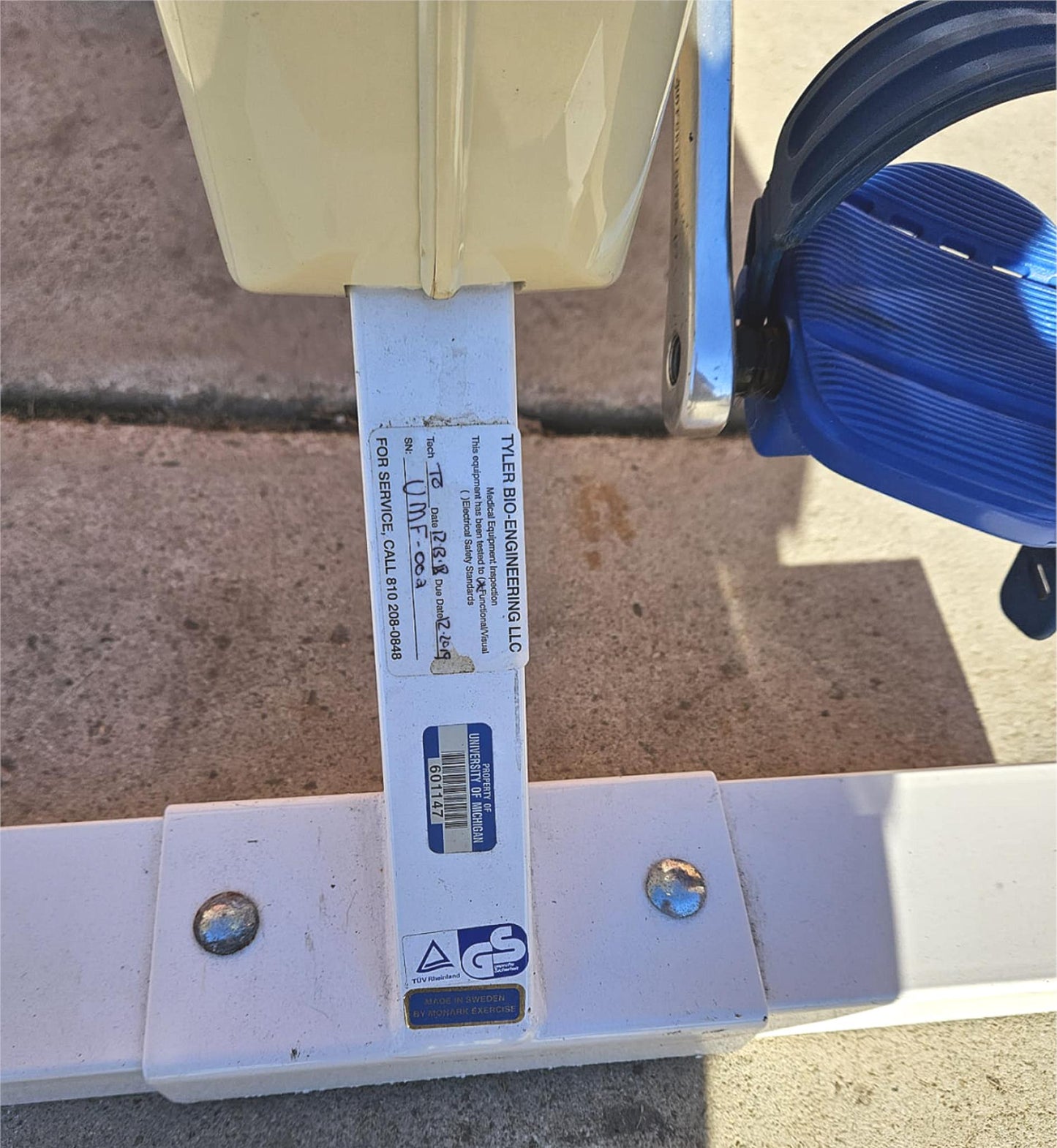 LOT MONARK ERGOMEDIC 828 818 CARDIO ERGOMETER ANAEROBIC PEAK RECUMBENT BIKE