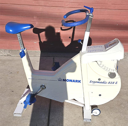 MONARK ERGOMEDIC 828E CARDIO ERGOMETER ANAEROBIC PEAK RECUMBENT BIKE FREE SHIP