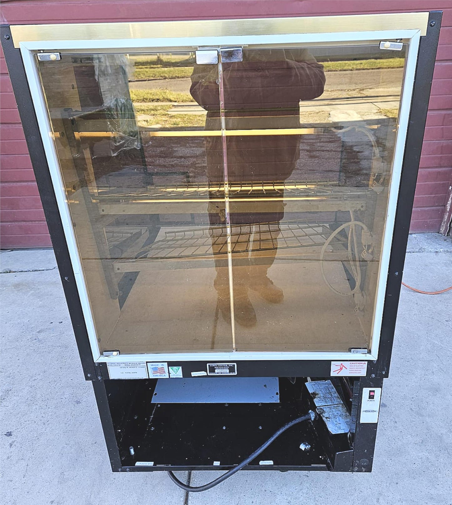 WARRANTY 31"x 48"x35" FEDERAL CURVED GLASS LIGHT BAKERY DISPLAY CABINET FREESHIP