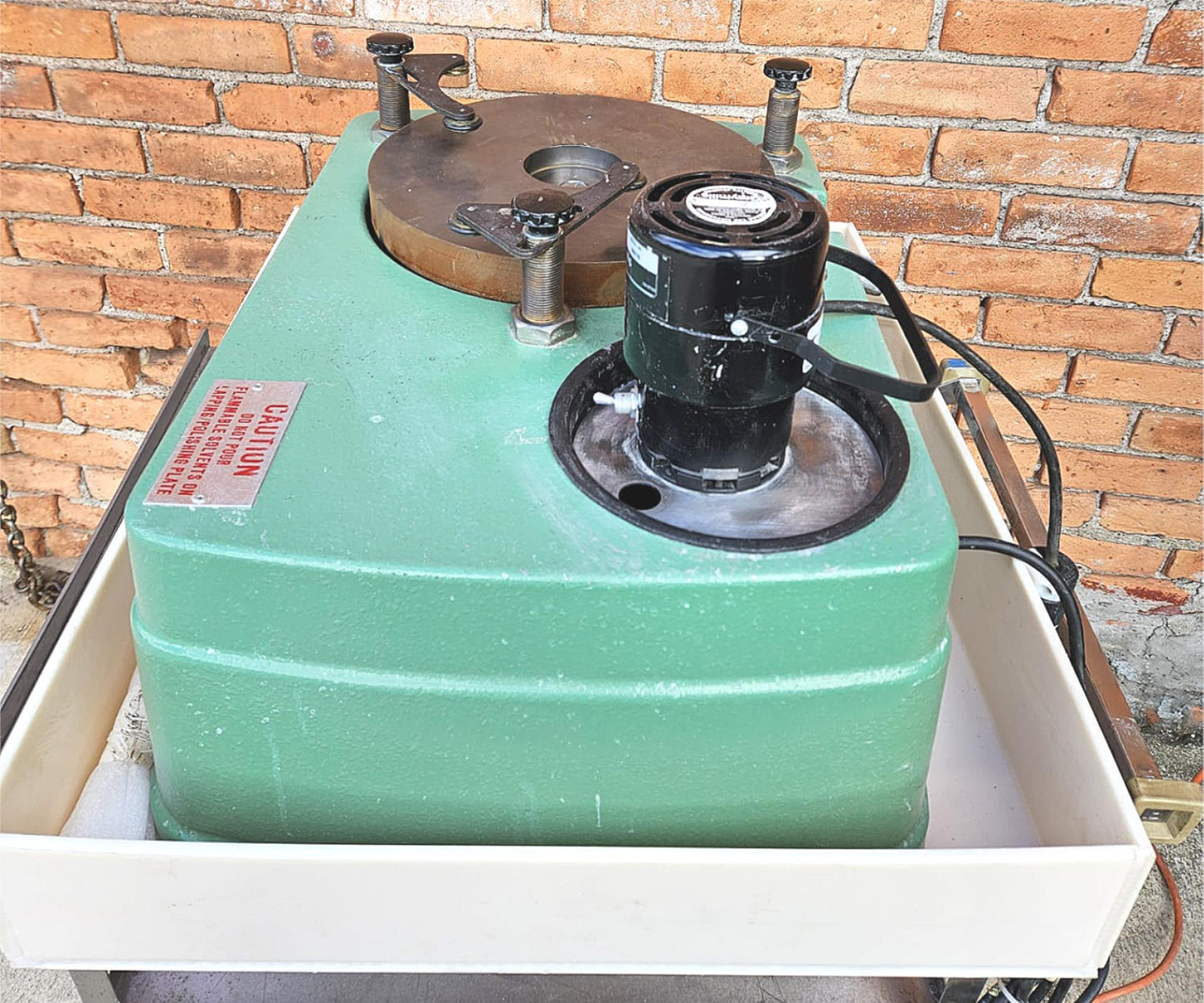 LAPMASTER 12 BENCH TOP OPEN FACE LAPPING POLISHING MACHINE WATCH VIDEO FREE SHIP