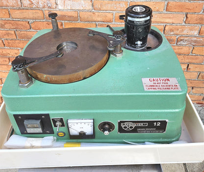 LAPMASTER 12 BENCH TOP OPEN FACE LAPPING POLISHING MACHINE WATCH VIDEO FREE SHIP