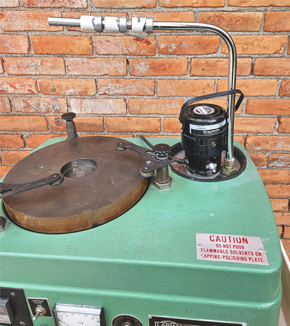 LAPMASTER 12 BENCH TOP OPEN FACE LAPPING POLISHING MACHINE WATCH VIDEO FREE SHIP