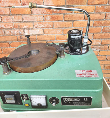 LAPMASTER 12 BENCH TOP OPEN FACE LAPPING POLISHING MACHINE WATCH VIDEO FREE SHIP