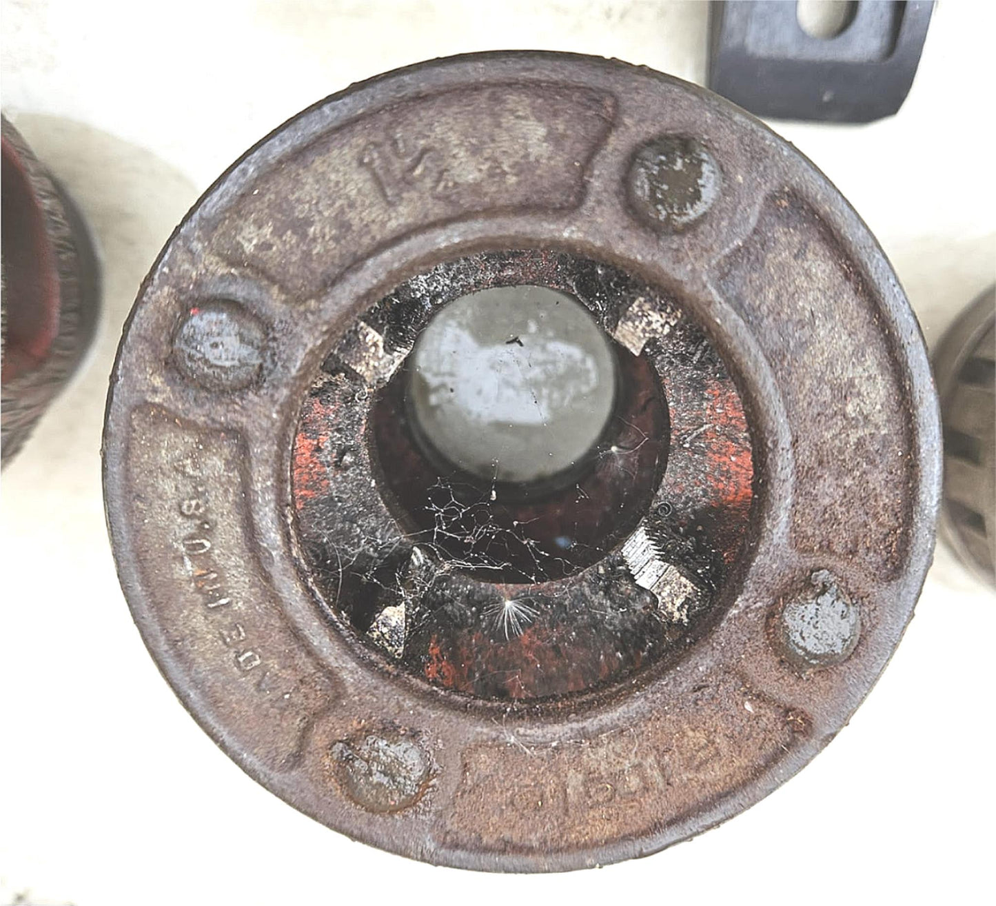 RIDGID 300 PIPE THREADER w/ 3 DIES NO CUTTER WORKING FINE WATCH-VIDEO FREE-SHIP