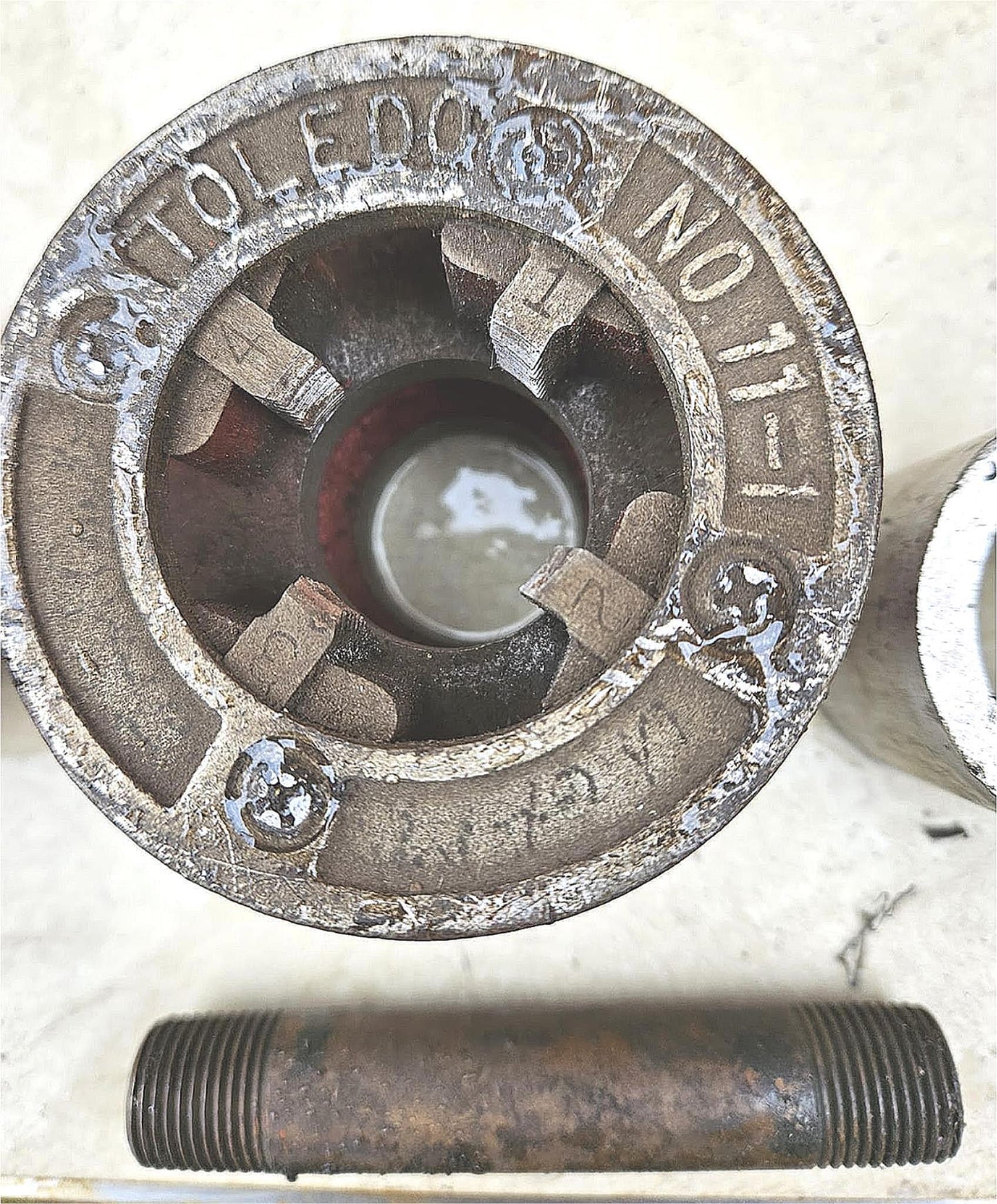 RIDGID 300 PIPE THREADER w/ 3 DIES NO CUTTER WORKING FINE WATCH-VIDEO FREE-SHIP