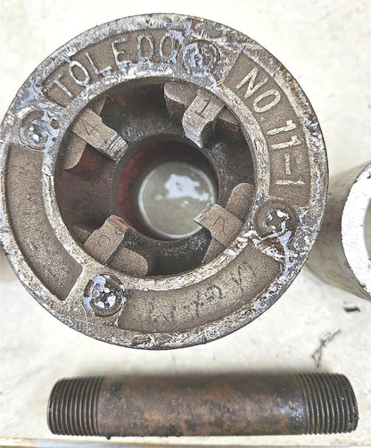 RIDGID 300 PIPE THREADER w/ 3 DIES NO CUTTER WORKING FINE WATCH-VIDEO FREE-SHIP