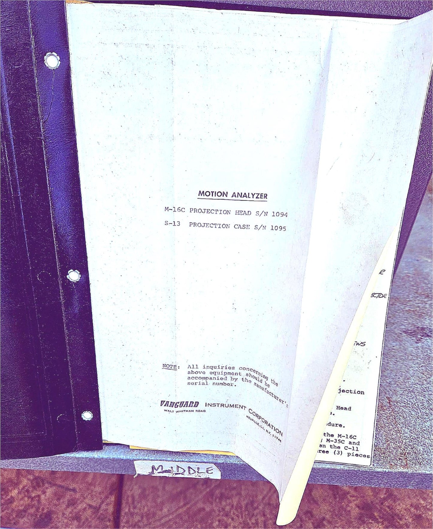 VINTAGE 35mm VANGUARD S-13 and M-16C FILM MOTION ANALYZER with MANUAL FREE SHIP