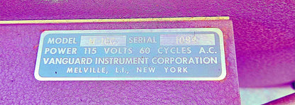 VINTAGE 35mm VANGUARD S-13 and M-16C FILM MOTION ANALYZER with MANUAL FREE SHIP