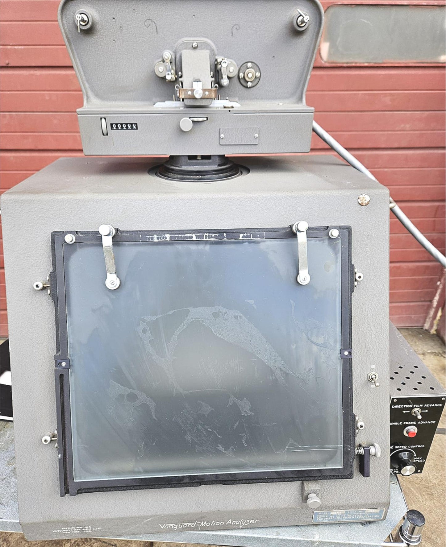 VINTAGE 35mm VANGUARD S-13 and M-16C FILM MOTION ANALYZER with MANUAL FREE SHIP