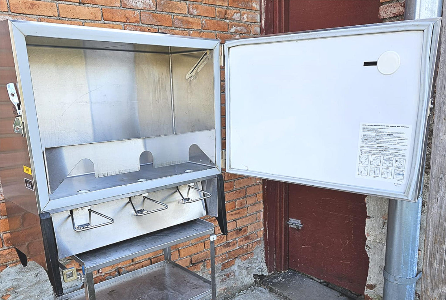 SILVER KING® SKMAJ3 REFRIGERATED COMMERCIAL MILK 3VALVE DISPENSER 90DAYWARRANTY