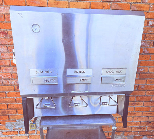SILVER KING® SKMAJ3 REFRIGERATED COMMERCIAL MILK 3VALVE DISPENSER 90DAYWARRANTY