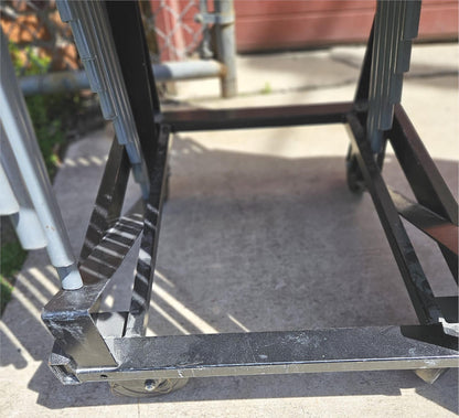 64 UNITS - FOUR RACKS of 16 VERSA KI STACKABLE CHAIRS RACK ON WHEELS FREE SHIP