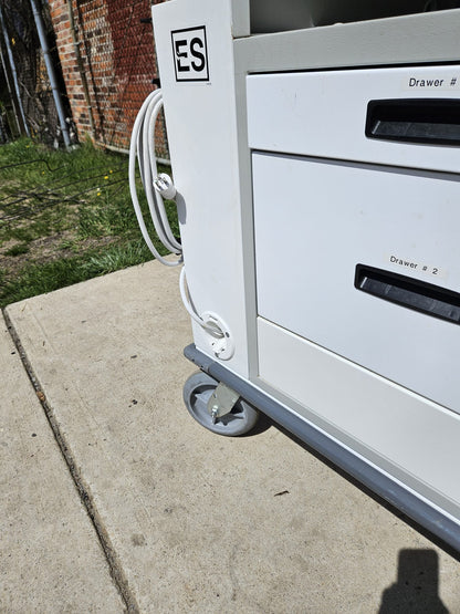 PHS WEST ERGO EXPRESS 3000 MOTORIZED STORAGE CART WATCH-VIDEO WARRANTY FREE-SHIP