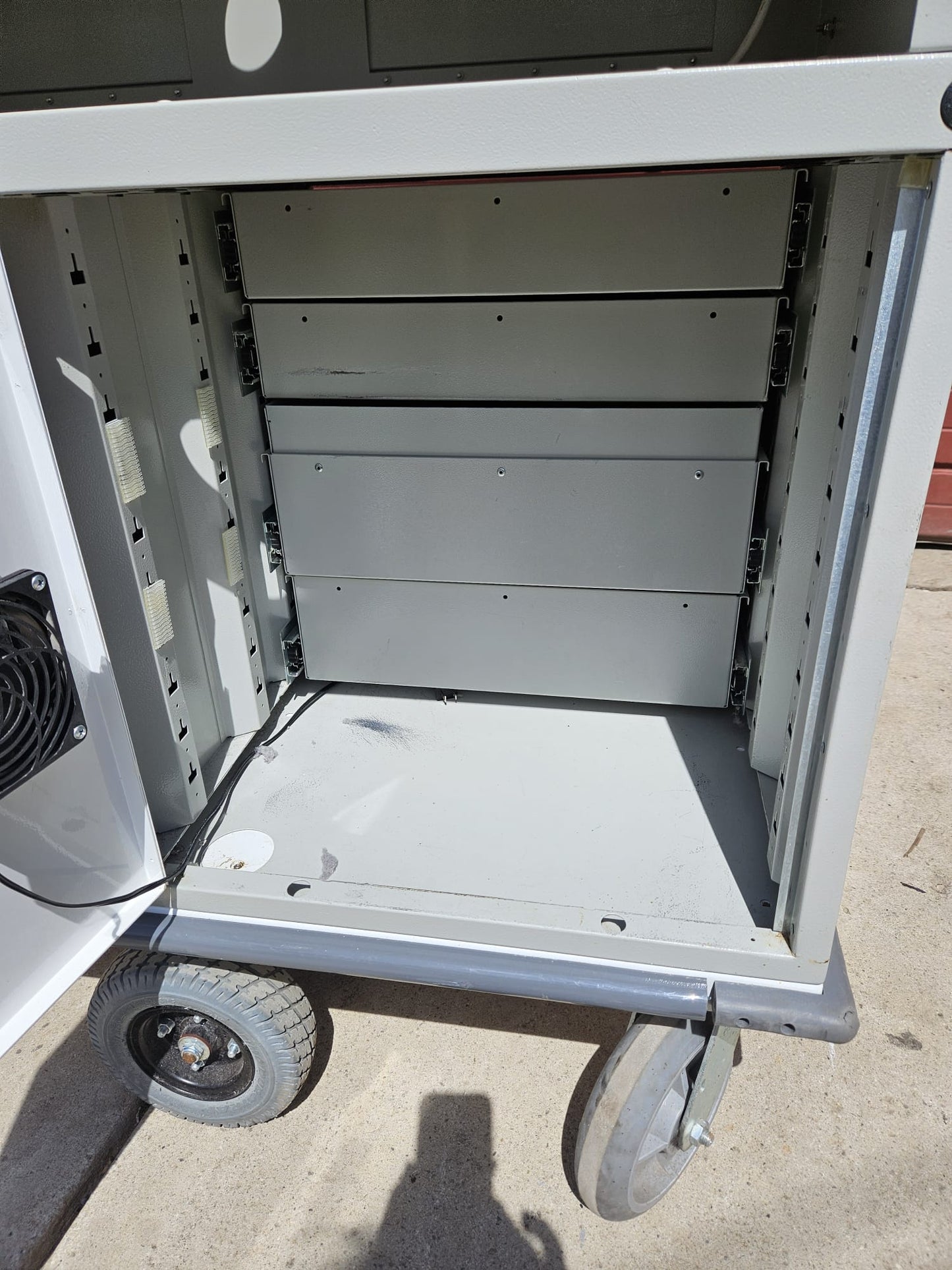 PHS WEST ERGO EXPRESS 3000 MOTORIZED STORAGE CART WATCH-VIDEO WARRANTY FREE-SHIP