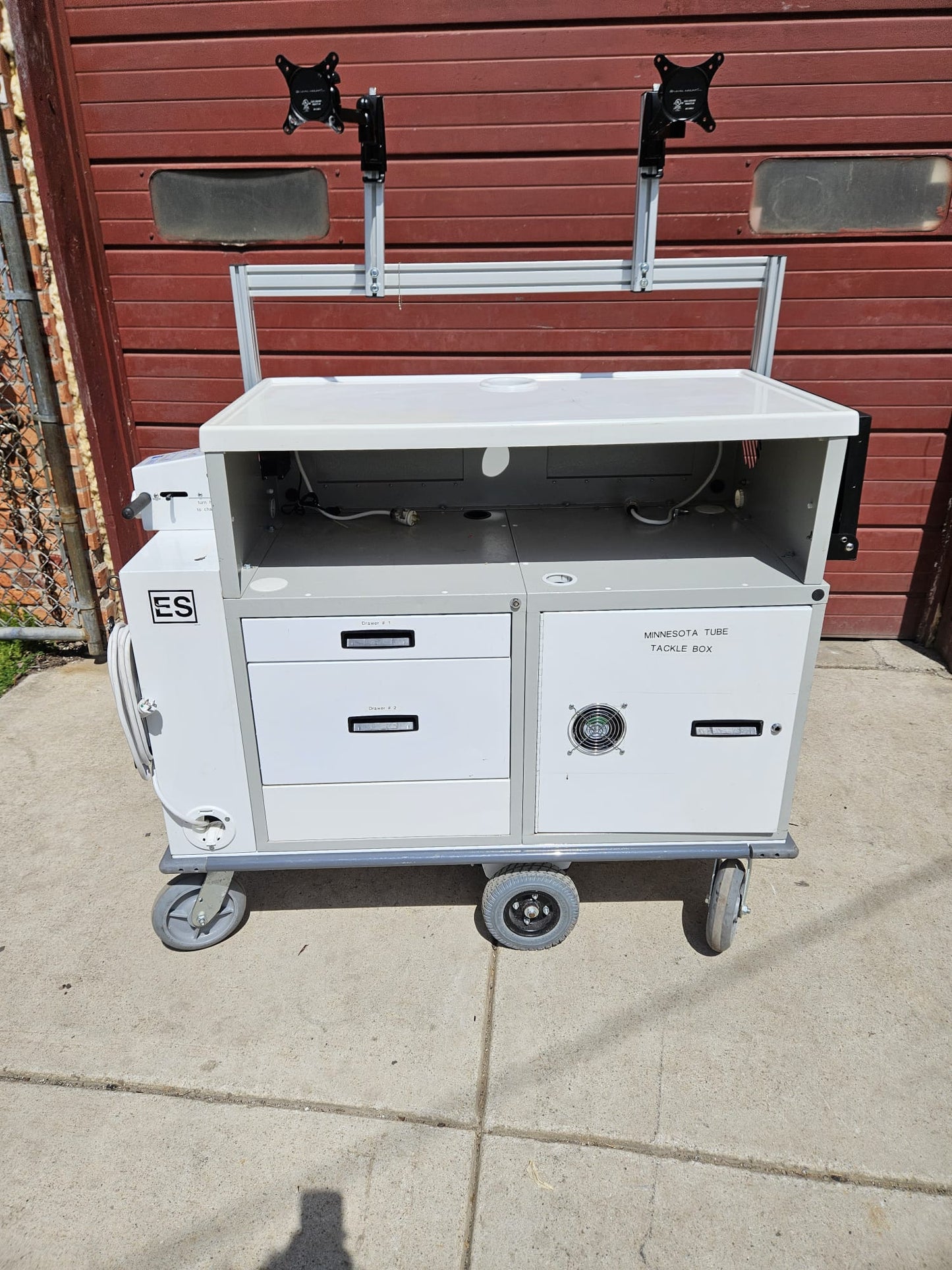 PHS WEST ERGO EXPRESS 3000 MOTORIZED STORAGE CART WATCH-VIDEO WARRANTY FREE-SHIP