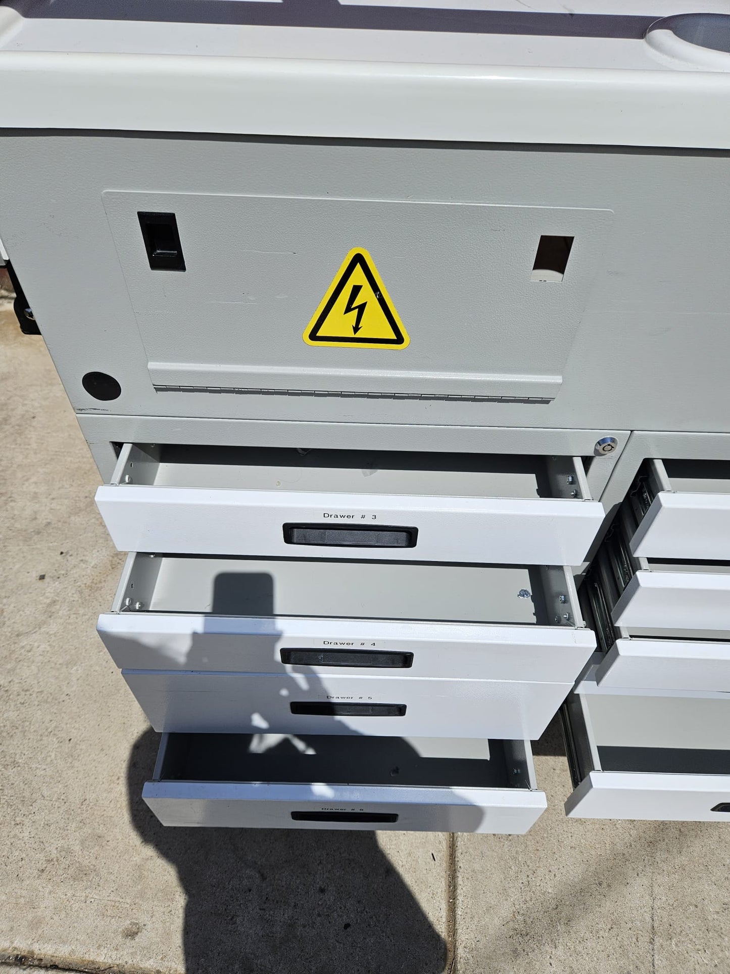 PHS WEST ERGO EXPRESS 3000 MOTORIZED STORAGE CART WATCH-VIDEO WARRANTY FREE-SHIP