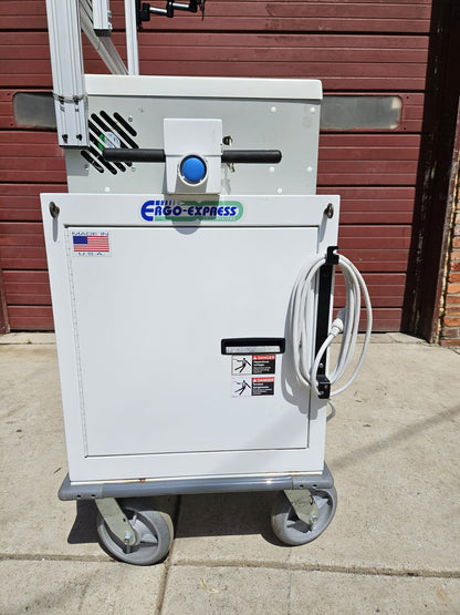 PHS WEST ERGO EXPRESS 3000 MOTORIZED STORAGE CART WATCH-VIDEO WARRANTY FREE-SHIP