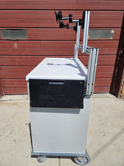 PHS WEST ERGO EXPRESS 3000 MOTORIZED STORAGE CART WATCH-VIDEO WARRANTY FREE-SHIP