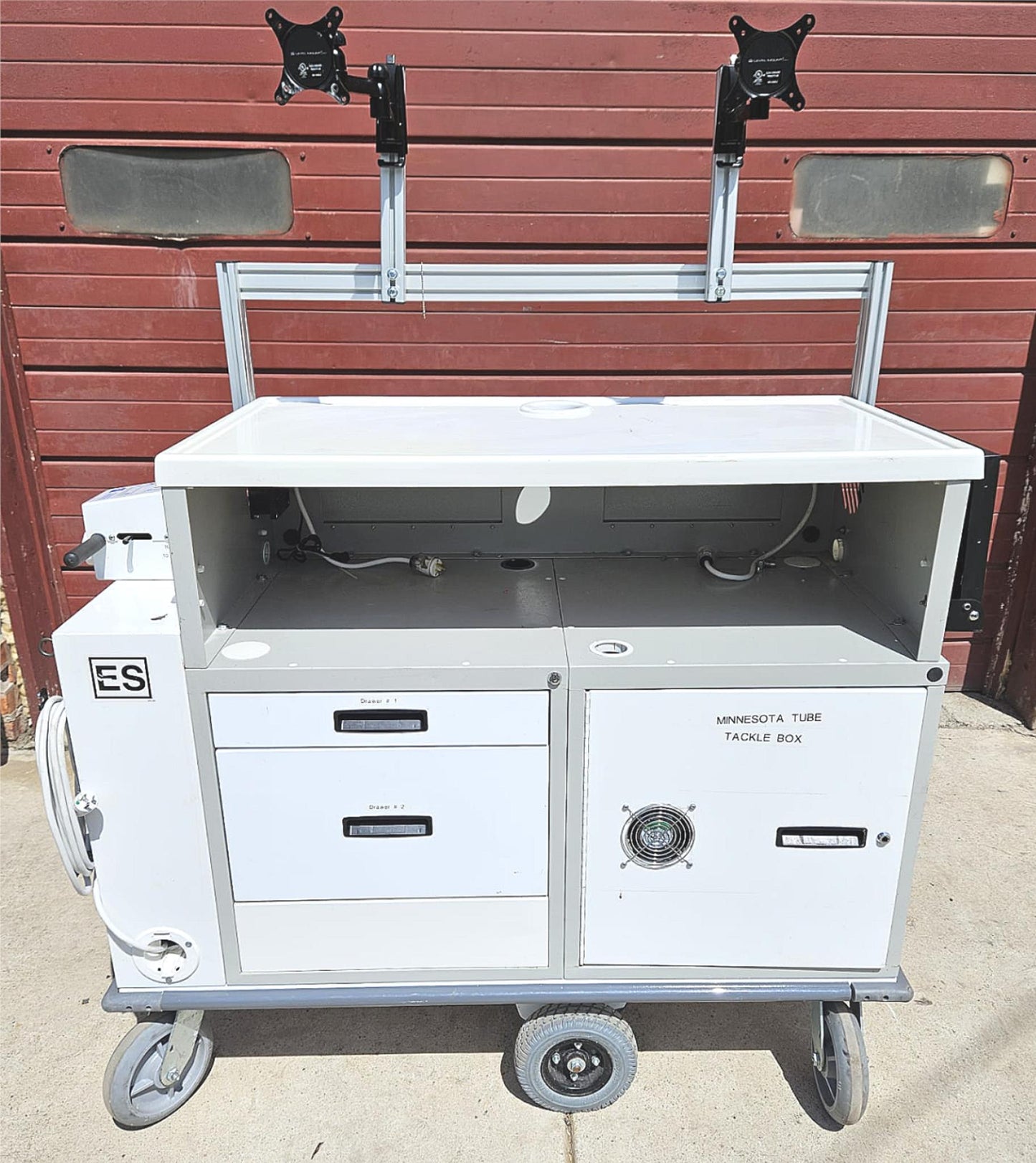 PHS WEST ERGO EXPRESS 3000 MOTORIZED STORAGE CART WATCH-VIDEO WARRANTY FREE-SHIP