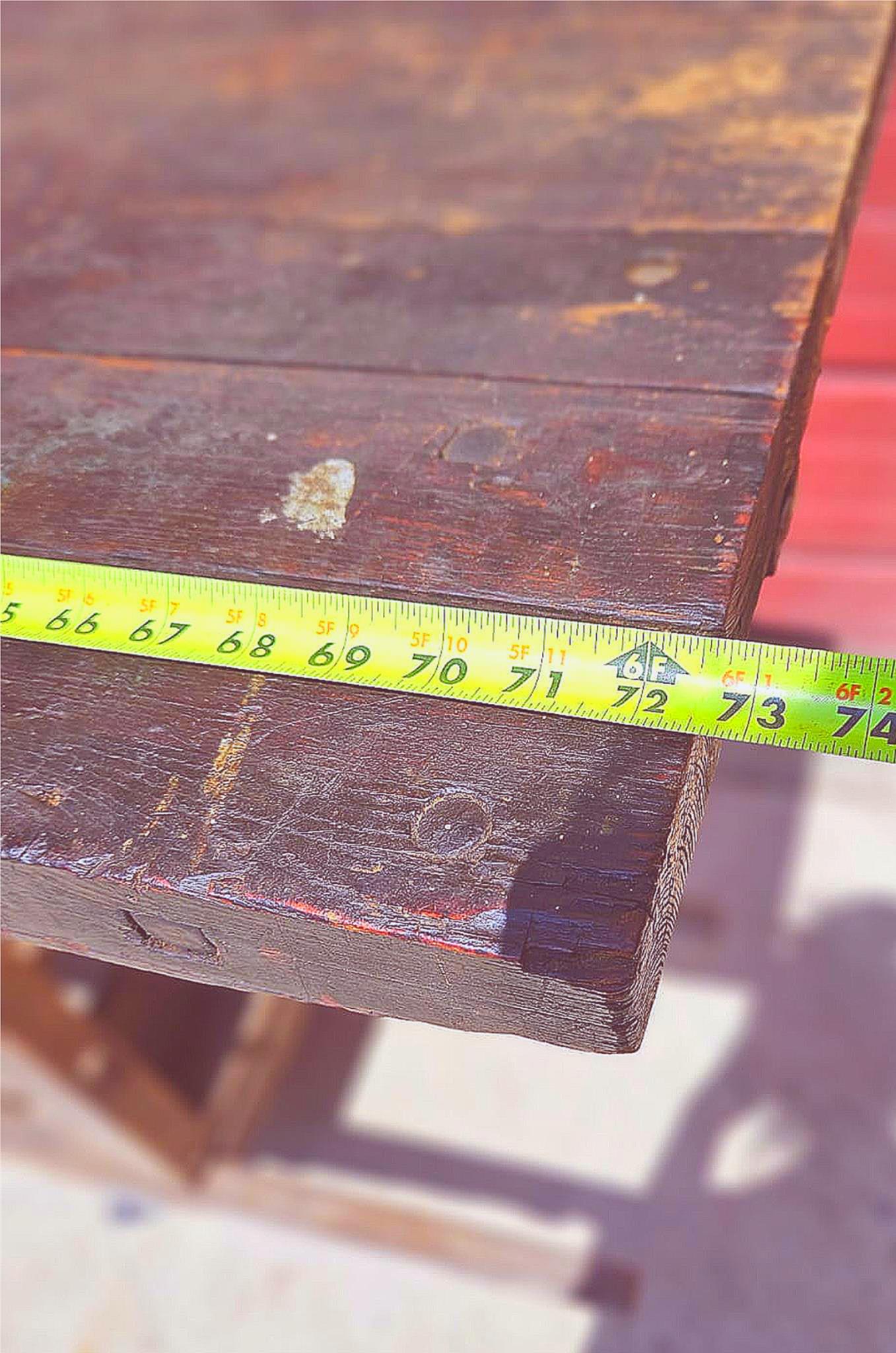 VINTAGE RUSTIC PINE CARPENTER WORKBENCH w IRON VICE CLAMP & STORAGE TRUNK TOOLS