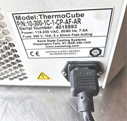 90-DAY-WARRANTY THERMOCUBE 10-300-1C-1-CP-AF-AR BENCHTOP RECIRCULATING CHILLER