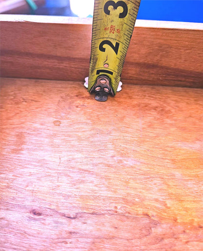 RARE 1940s? WOOD & STEEL 56"x40"x40" 12 DRAWER MAP FILE WATCH-VIDEO FREESHIPPING