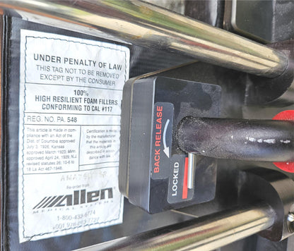 ALLEN MEDICAL AMSCO STERIS COUNT TRACTION BRACE SURGICAL TABLE POSITIONER DEVICE