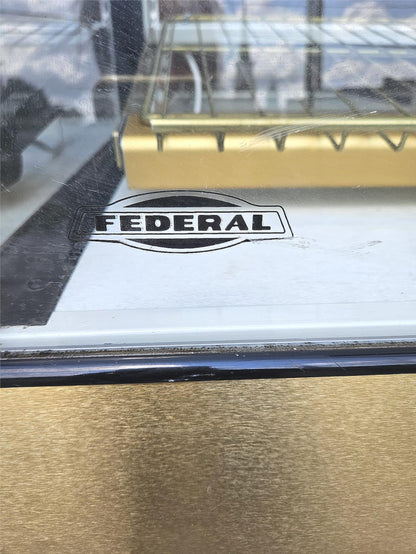 WARRANTY 31"x 48"x35" FEDERAL CURVED GLASS LIGHT BAKERY DISPLAY CABINET FREESHIP