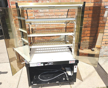 WARRANTY 31"x 48"x35" FEDERAL CURVED GLASS LIGHT BAKERY DISPLAY CABINET FREESHIP