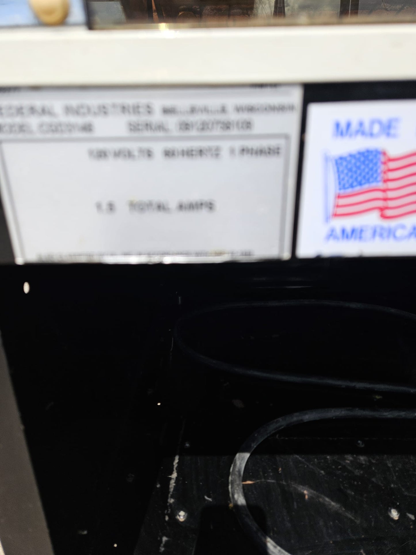 WARRANTY 31"x 48"x35" FEDERAL CURVED GLASS LIGHT BAKERY DISPLAY CABINET FREESHIP