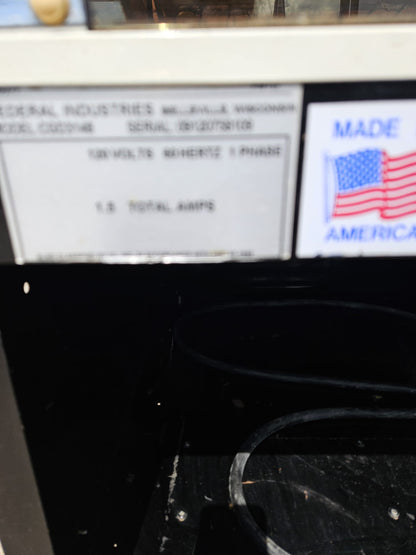 WARRANTY 31"x 48"x35" FEDERAL CURVED GLASS LIGHT BAKERY DISPLAY CABINET FREESHIP