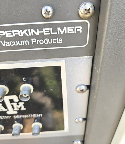 PERKIN-ELMER ULTRA HIGH VACUUM 32-100 / 11-010 ION ELECTRON CHROMATOGRAPH SYSTEM