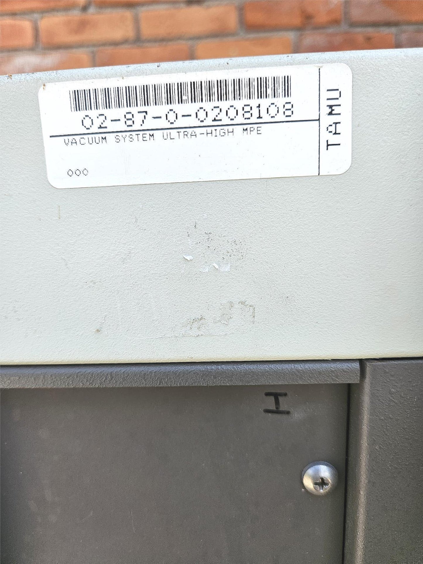 PERKIN-ELMER ULTRA HIGH VACUUM 32-100 / 11-010 ION ELECTRON CHROMATOGRAPH SYSTEM