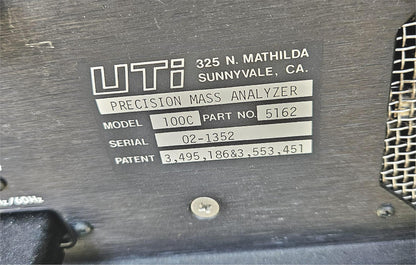 PERKIN-ELMER ULTRA HIGH VACUUM 32-100 / 11-010 ION ELECTRON CHROMATOGRAPH SYSTEM