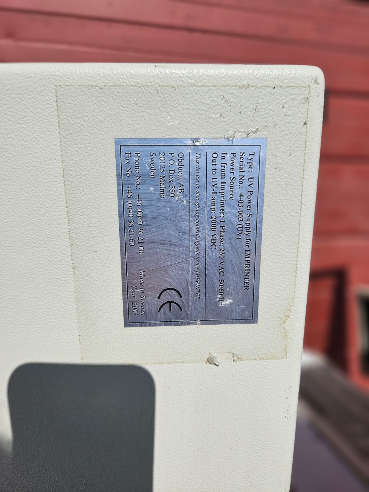 OBDUCAT IMPRINTER NIL-4-OA-DS-UV NANOIMPRINT LITHOGRAPHY MACHINE FREE SHIP