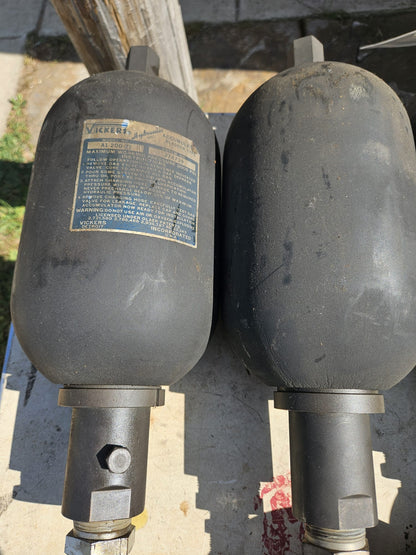 90-DAY-WARRANTY MTS NITROGEN ACCUMULATOR steve's tanks