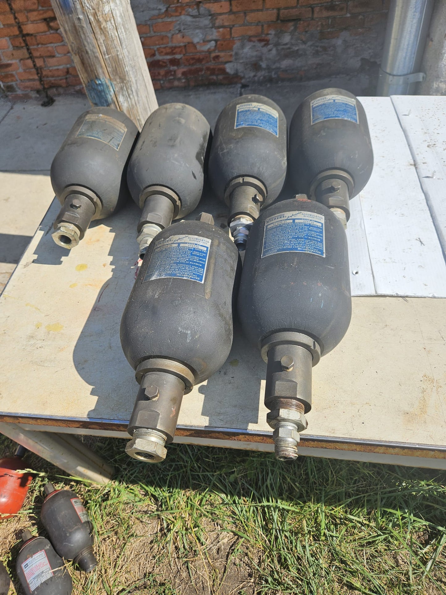 90-DAY-WARRANTY MTS NITROGEN ACCUMULATOR steve's tanks