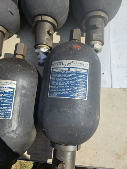 90-DAY-WARRANTY MTS NITROGEN ACCUMULATOR steve's tanks