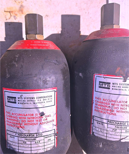 90-DAY-WARRANTY MTS NITROGEN ACCUMULATOR 700 PSI