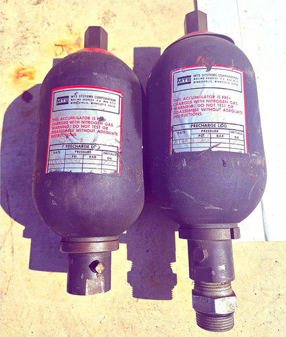 90-DAY-WARRANTY MTS NITROGEN ACCUMULATOR 700 PSI