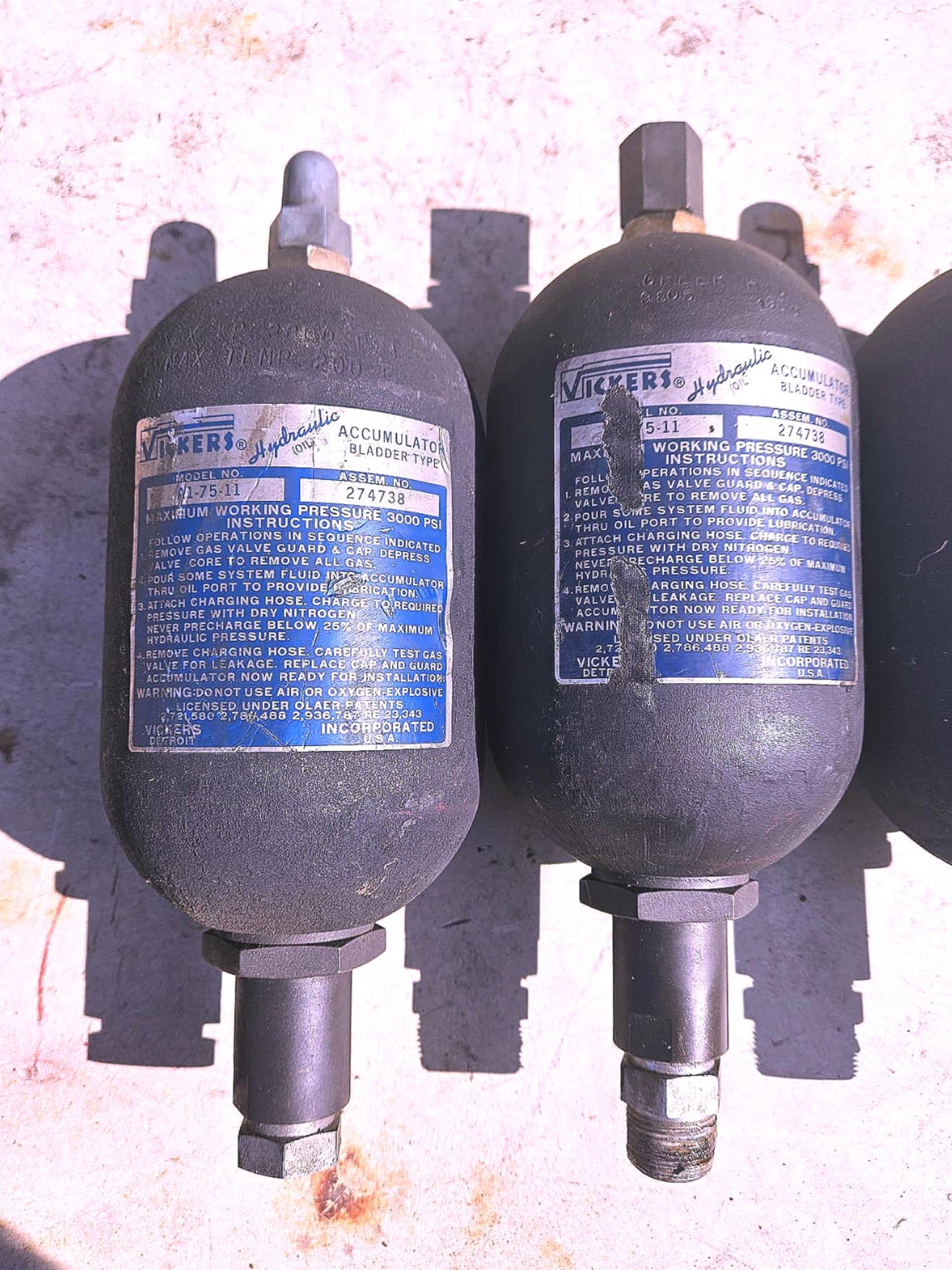 90-DAY-WARRANTY MTS NITROGEN ACCUMULATOR steve's tanks