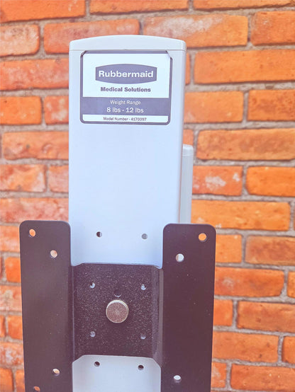 RUBBERMAID 1781127 ROLL STAND MEDICAL LAPTOP VARIABLE HEIGHT AC CART FREE SHIP