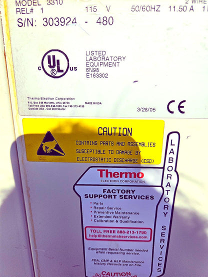 REFURBISHED THERMO STERI-CULT 3310 CO2 INCUBATOR & BONUS CART ON WHEELS FREESHIP