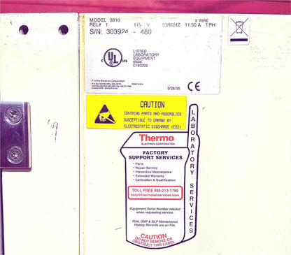 REFURBISHED THERMO STERI-CULT 3310 CO2 INCUBATOR & BONUS CART ON WHEELS FREESHIP