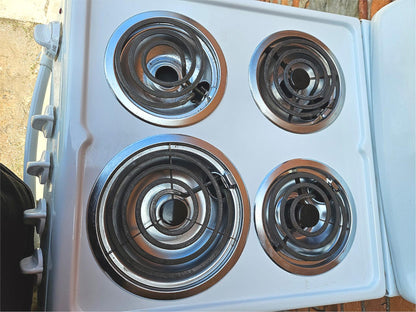 PERFECTFORTIGHTSPACE HOTPOINT 20" FREESTANDING ELECTRIC RANGE OVEN 220Volt WHITE